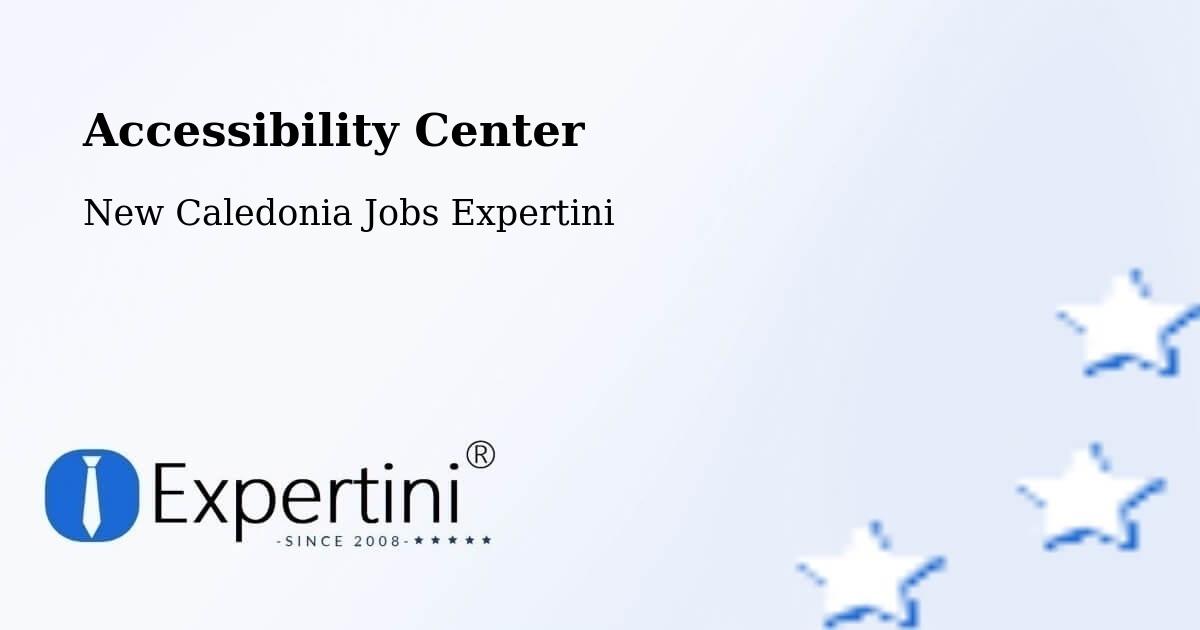 Accessibility Statement – Ferme Nord - New Caledonia Jobs Expertini